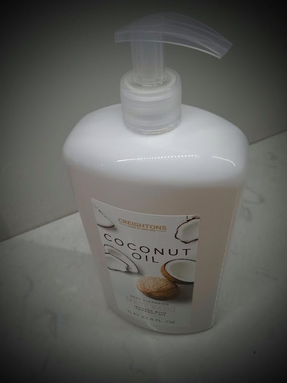 Creightons COCONUT OIL BODY WASH 33.8 Fl oz deep cleansing infused with coconut oil (1l)