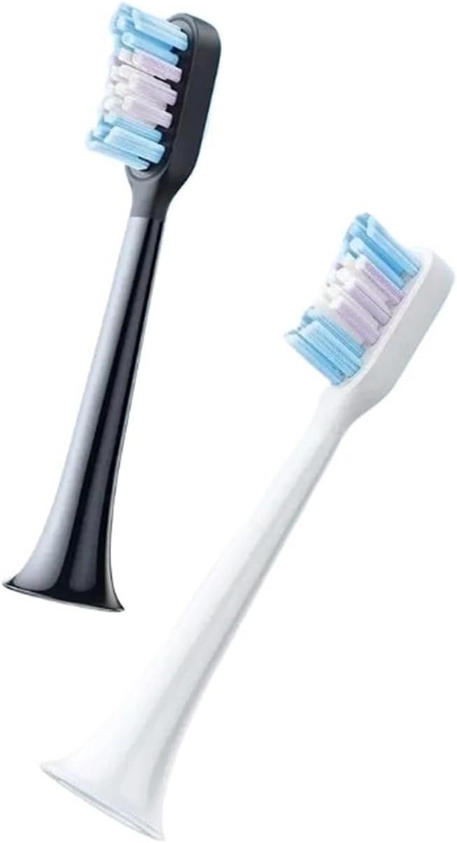 2/4 PCS Replacement Toothbrush Heads Electric Tooth Brush(2pcs Black)