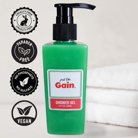 Shower Gel 8.5 Fl Oz - Fresh Clean Scent Body Wash for Women &amp Men - Moisturizing Daily Cleanser with Rich Lather - Long Lasting Fragrance Bath &amp Shower Gel