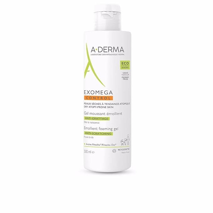 A-derma Exomega Control Emollient Foaming Gel 500ml