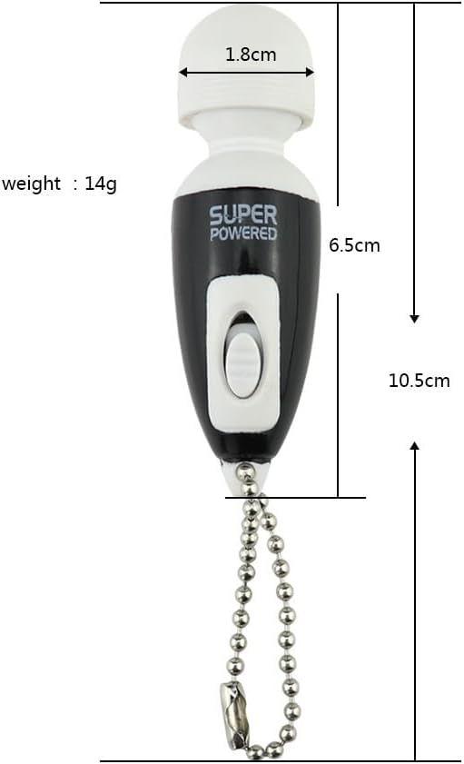 Body Massager Handheld Vibrating Powerful Electric Back Massage for Woman Sports Recovery Muscle Aches Pain Shoulder Leg Foot Long Handle Tool and Small Toy (Black Big and Mini Toy)