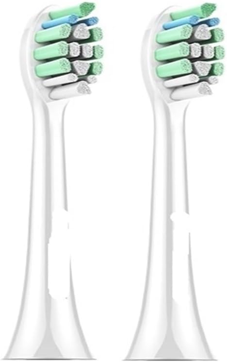 NB-1 Replacement Toothbrush Heads NozzlesCompatible for Sonic Electric Teethbrush(2 White Sensitive)