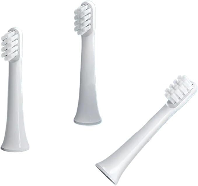 Adaptive Electric Toothbrush Head Compatible Compatible For Mijia Sonic T100 Replacement Brush Head MES603 Soft Bristle Universal(T100-PK-6Pcs)