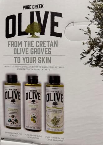 Pure Greek Olive Shower Gel Trio 8.45 fl oz 3 Pack