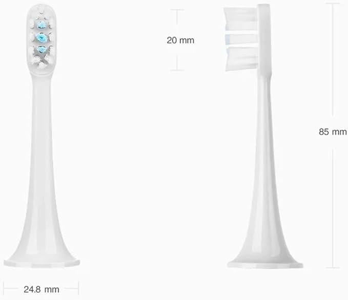 Compatible for 6pcs T300 T500 Sonic Toothbrush Heads Teethbrush Replacement Clean(6pcs Universal Type)