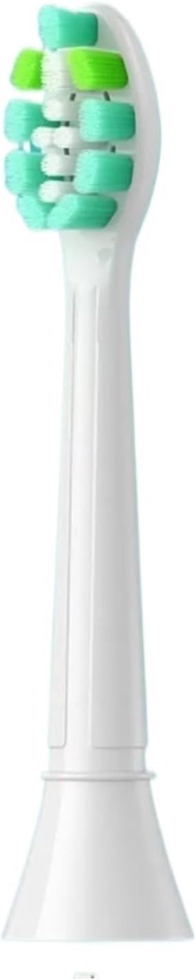 4-16pcs Replacement Toothbrush Heads Compatibility for Click-on Handles(12pcs White)