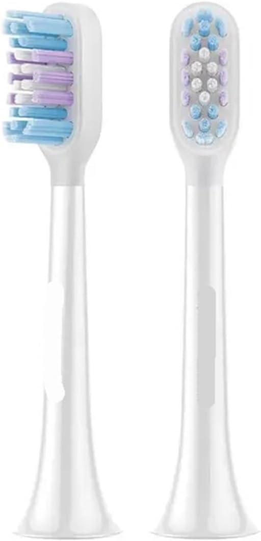 Compatibility for Xiaomi Mijia Sonic Electric Toothbrush T501/T501C Head 2pcs(Gray)