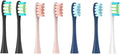 Compatible for 7pcs Replacement Heads Brush Flow/X/X PRO/ Z1/ F1/ One/Air 2 /SE Soft Sonic Toothbrush Vacuum Bristle(Black and White)