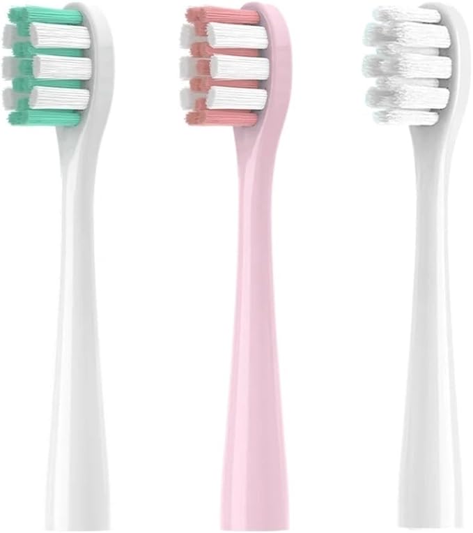 10/pcs Suitable Sonic Electric Toothbrush Heads Compatible for with Replacement Tooth Brush Bristles(Pink)