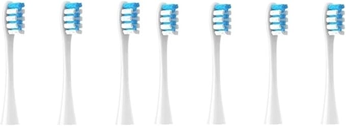 Brush Heads for Soft Toothbrush Bristle 7pcs Replacement(7pcs Blue)