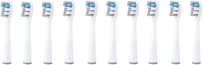 10PCS Replacement Toothbrush HeadsCompatible for Y1/Y1S/Y3/Y4/Y5/P1/P3/P4/P5/P10/U1/U2/U2S/U3S/F2/F1
