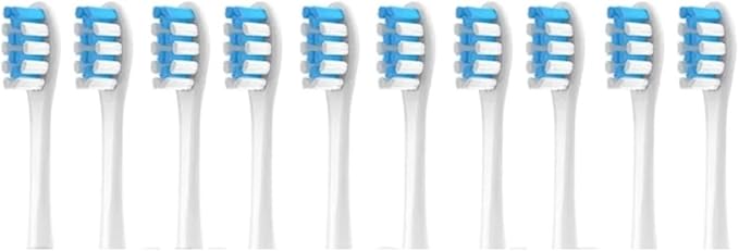 Replaceable Brush Head Compatible for Air 2 /SE/X/X PRO/ Z1/ F1 Toothbrush Vacuum Bristle Nozzle20 Pcs(White Blue)