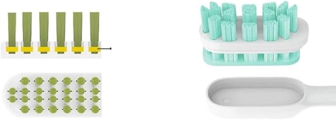 4/8PCS Replacement Brush Heads ForCompatible for XIAOMI MIJIA T700 Sonic Electric Toothbrush Bristle with Caps Sealed Pack(8 PCS Purple)
