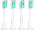 Compatible for Xiaomi Mijia T300/T500/T700 Replacement Brush Heads with Caps Sealed Package Soft for Sonic Electric Toothbrushes(4Green)