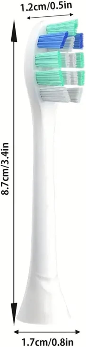Replacement Toothbrush Heads For HX6730/HX6721/HX3216/HX9362/HX3210/HX6013/HX9063/HX6063 Bright White Brush Heads Nozzles C3 W3(12pcs)