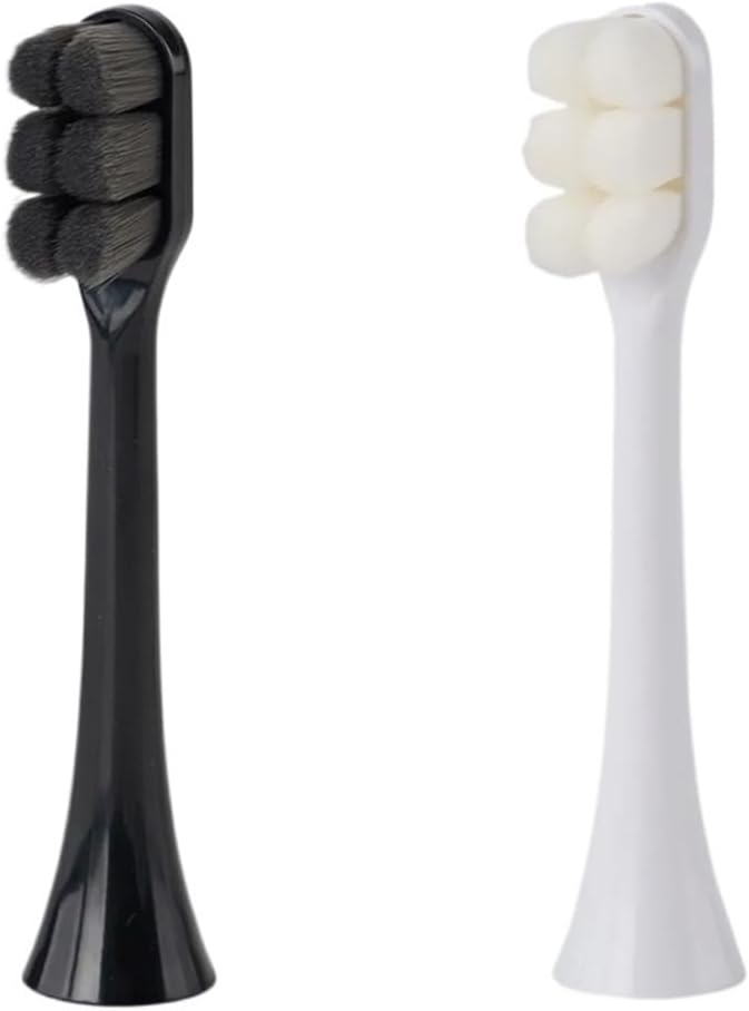Toothbrush Brush Head Soft Bristle for Phil Soni HX3 HX6 HX9 Series HX3210 3211 6150 6500 6510 6530 9342 6730 9312 9372care IPS(FLP-R1-WH2PCS)