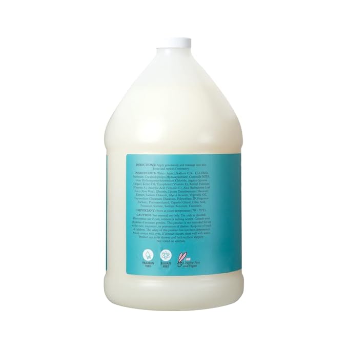 Ginger Lily Farms 100% Pure Morocco Argan Oil Body Wash + Shampoo + Conditioner Bundle 1 Gallon Each