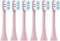 Toothbrushes Head for SOOCAS X3/X3U/X3Pro/V1/X5/X1/D3/D3 Pro Sonic Colorful Toothbrush Soft Bristle Nozzles(6pinkblue)