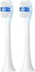 Electric Toothbrush Heads Replacement Compatible for X1 X3 X3U X5 Teeth Brush(2pcs White)