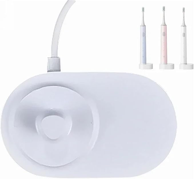 Compatible for Xiaomi T500/MES601 Toothbrush Charger - Inductive Charging Base Cradle Adapter Replacement Accessory(DDYS01SKS)