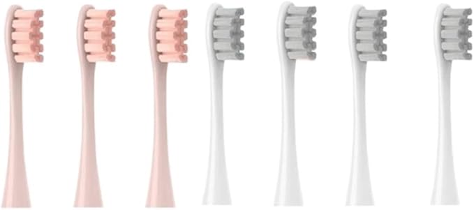 Compatible for 7pcs Replacement Heads Brush Flow/X/X PRO/ Z1/ F1/ One/Air 2 /SE Soft Sonic Toothbrush Vacuum Bristle(Blue)