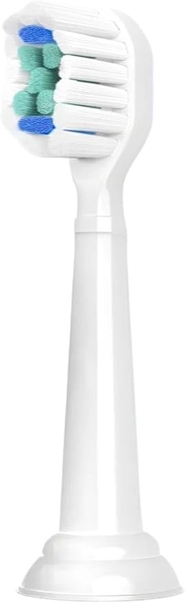 Compatible for Philips Sonicare Toothbrush Heads 4/8/12/20 PCS Replacement Bristle Heads(White-12 Pcs)