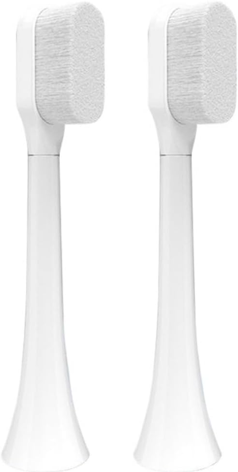 Toothbrush Brush Head Soft Bristle Compatibility or HX3 HX6 HX9 Series HX3210 3211 6150 6500 6510 6530 9342 6730 9312 9372care IPS(FLP-R1-WH2PCS)