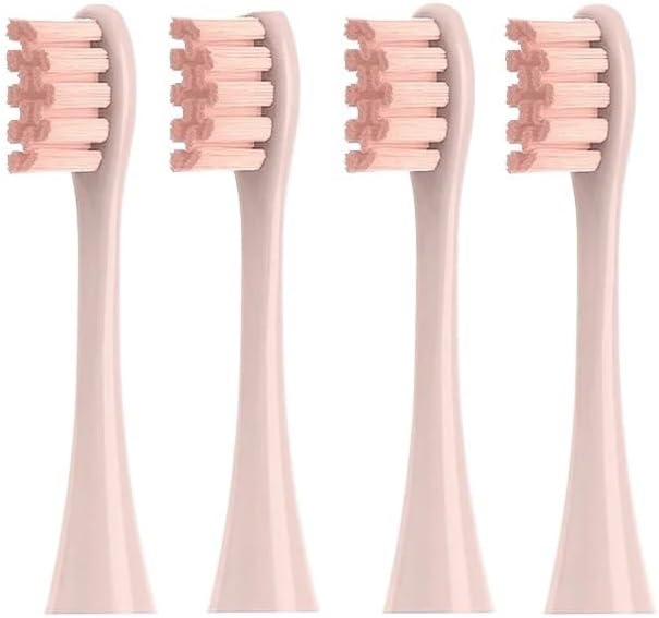 4/8/12/16 Pcs Replacement Toothbrush Heads Compatible with Oclean X/X PRO/ Z1/ F1/ One/Air 2/ SE Sonic Electric Toothbrush Dupont Bristle(4 Pcs Pink)