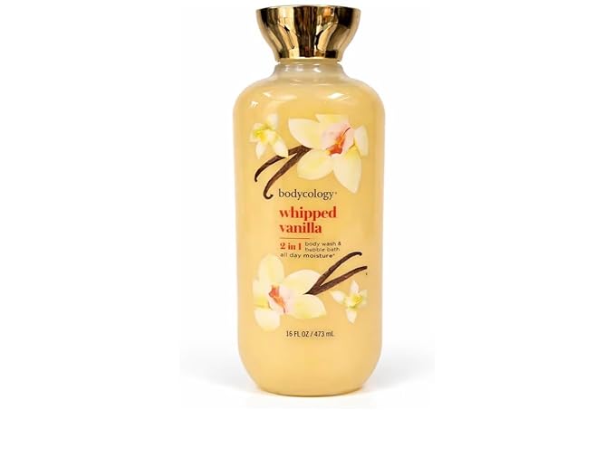 whipped vanilla body wash &amp bath bubble all day moisture 16 fl oz /473 ml