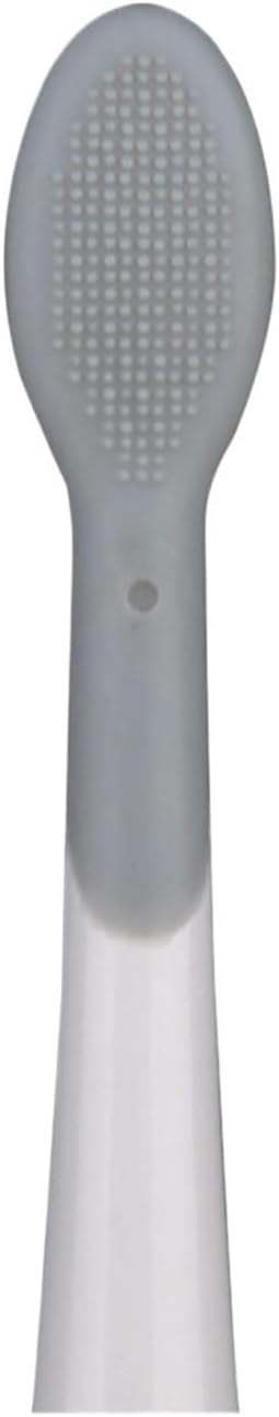 D901/D902 4pcs Rubberied Replacement White Toothbrush Heads with CapsCompatible for D01/D02 Electric(White)