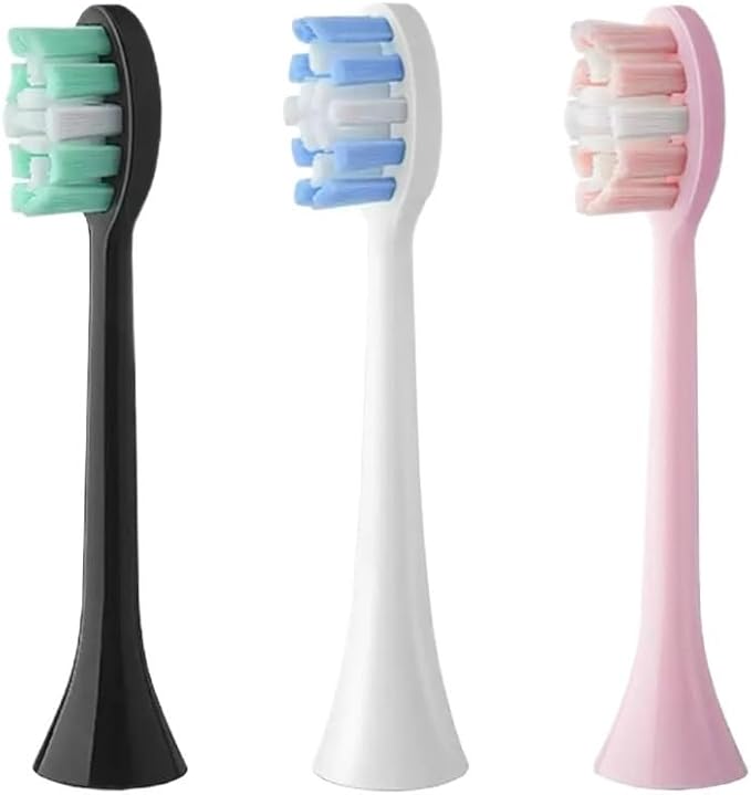 Replacement Toothbrush Head Compatible For BOMIDI TX5 Electric Toothbrush Head Soft Bristles Nozzles(16PCS WHITE)