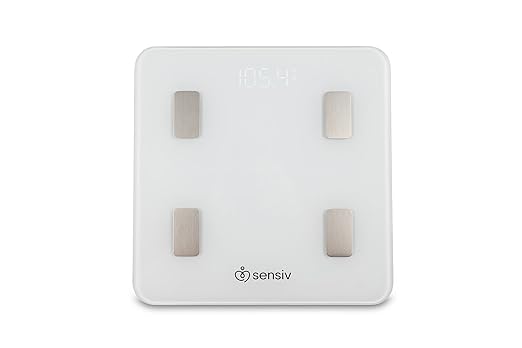 Body Analyzer Bluetooth Smart Scale - Tracks and Records 10 Measurements - User-Friendly app - Sleek Stylish Design