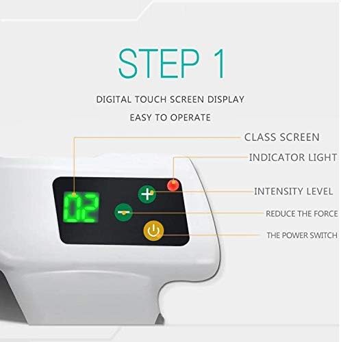 720N Chiropractic Adjusting Tool Instrument Electric Impulse Gun Actuator Massager Professional Massage Equipment Magnetic Therapy Massage Gun (Golden)