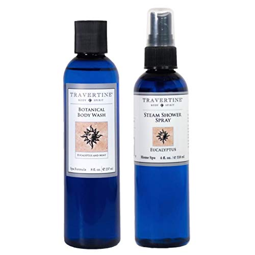 Extraordinary Shower Duo | Eucalyptus &amp Mint Body Wash &amp 4 oz. Eucalyptus Steam Shower Spray