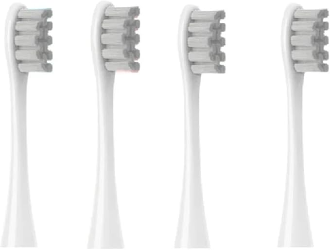 Replacement Brush Heads Compatible for Oclean X/X PRO/ Z1/ F1/ One/Air 2 /SE Sonic Electric Toothbrush Head Soft Bristle Nozzles(4 Grey)