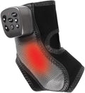 Electric Foot Ankle Massager with Heat Therapy Adjustable Wrap Design for Pain Relief and Comfort