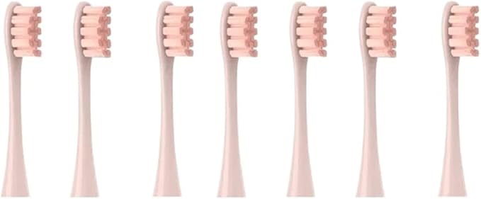 Sonic Electric Toothbrush Vacuum Bristle Suitable for/X/X / Z1/ F1/ One/Air 2 /SE Replacement Head Brushes(7pcs Pink)