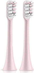 2/4PCS Electric Toothbrush Heads ReplacementCompatible for SOOCAS X1 X3 X3U X5 Teeth Brush Replacement Heads(Pink 2 pcs)