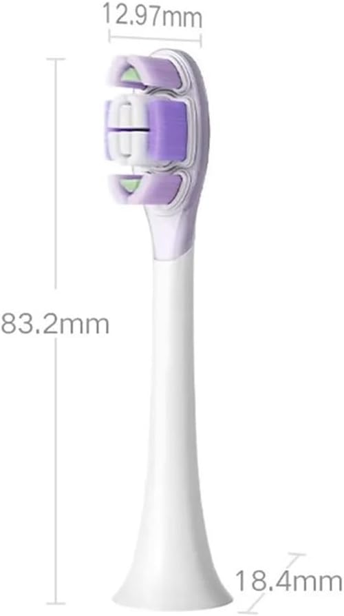 Compatible for Electric Toothbrush Brush Head 3/6PCS Compatible for Pro 4 Brushing Modes IPX8 Waterproof(6PCS Caring Version)