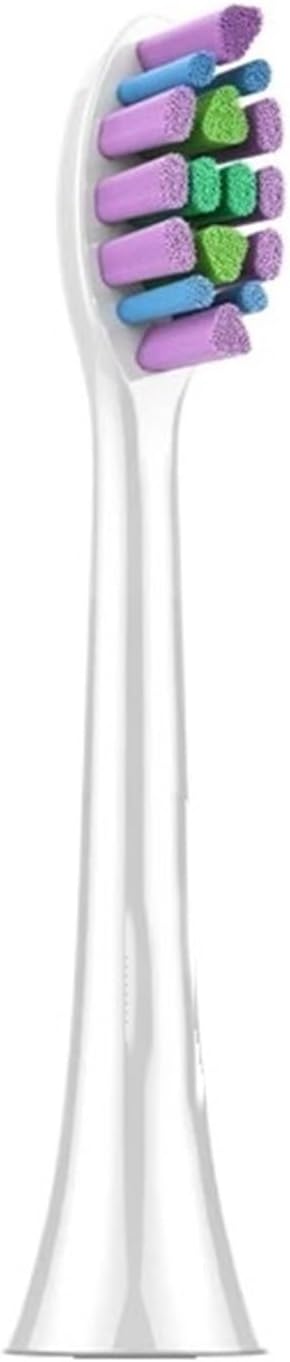NB-1 Replacement Toothbrush Heads Soft Sristle Brush Head for Sonic Electric Teethbrush(White Standard 8)