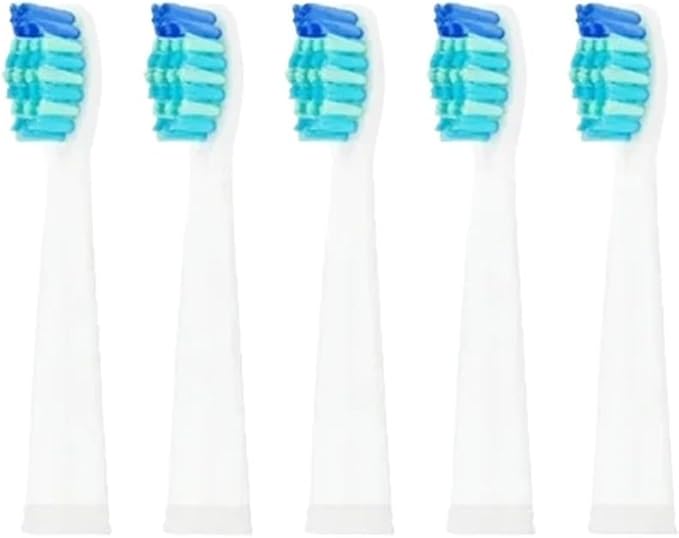 5-10Pcs Replacement Brush Heads Compatible for Seago/FW/SG 507/508/515/551/917/959/908 Bristle(5pcs White)