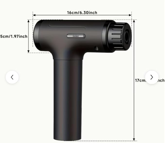 Athlete Massage Gun Deep Tissue Percussion Handheld Massager with 30 Speeds Portable Electric Muscle Massager 2500mAh Battery 9 Heads for Back Neck Shoulder Gift for Him/Her