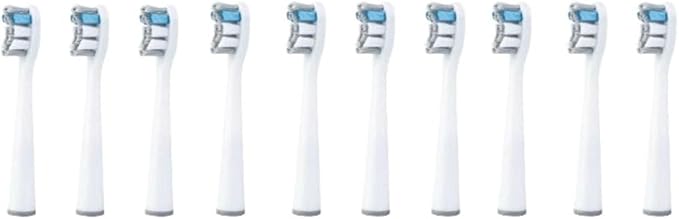 10/20PCS Toothbrushes HeadCompatible for Usmile Y1S/Y4/U1/U2/U3/P1/P4 Soft Sonic Electric Toothbrush Clean(White)