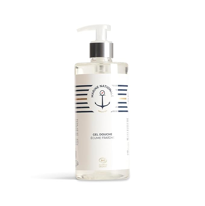 La Corvette MARINE NATIONALE shower gel - 500ml - COSMOS ORGANIC - French Navy