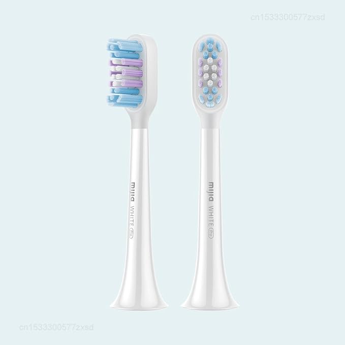 Compatibility for Mijia T501/T501C Toothbrush Head 2pcs(4pcs White)