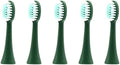 5 Pieces Replacement Brush Heads Electric Toothbrush Teeth Whitening Pattern Soft Head Oral Care(Green)
