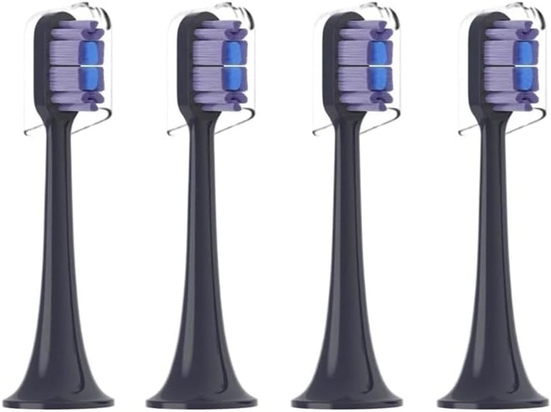 4PCS Compatible For Mijia T700 Sonic Electric Toothbrush Heads 3D Oral Whitening High-density Replacement Tooth Brush Head