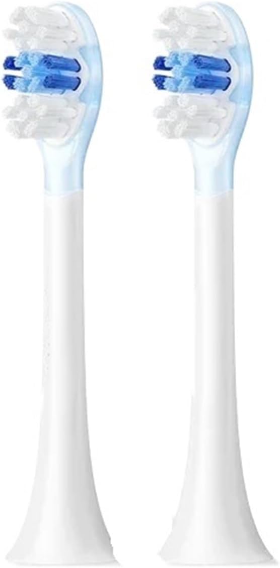 4pcs Replacement Toothbrush HeadsCompatible for X3U/X3pro/D2/D3S/D5Tooth Brush Head Nozzle Jets(4 Clean White)