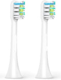 Compatible for SOOCAS Electric Toothbrush Compatible for X1 X3 X3U X5 Teeth Brush Replacement Heads(White 2 pcs)