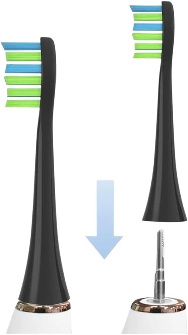 Compatible with 7AM2M AM101/AM105-5-Pack Soft Bristle Electric Toothbrush Heads Premium Replacement Accessories